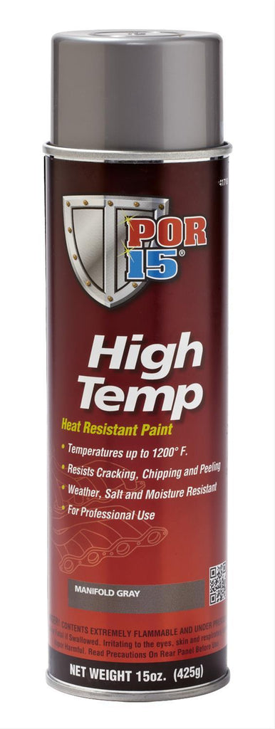 POR-15 44218 - High Temperature Factory Gray Paint Aerosol 15oz image