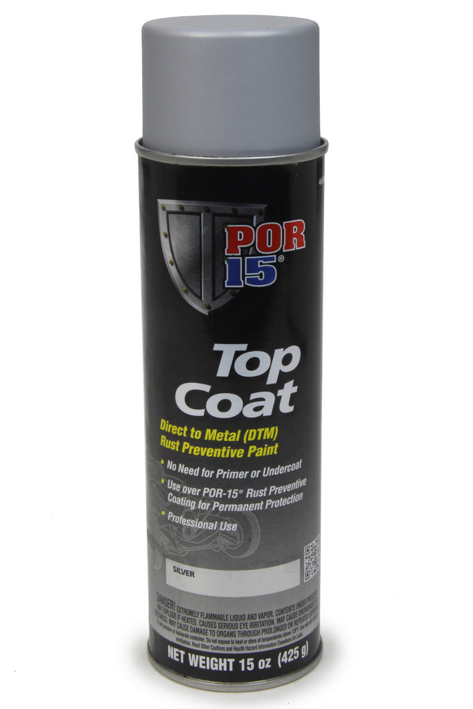 POR-15 46018 - Top Coat Silver 15oz Aerosol image