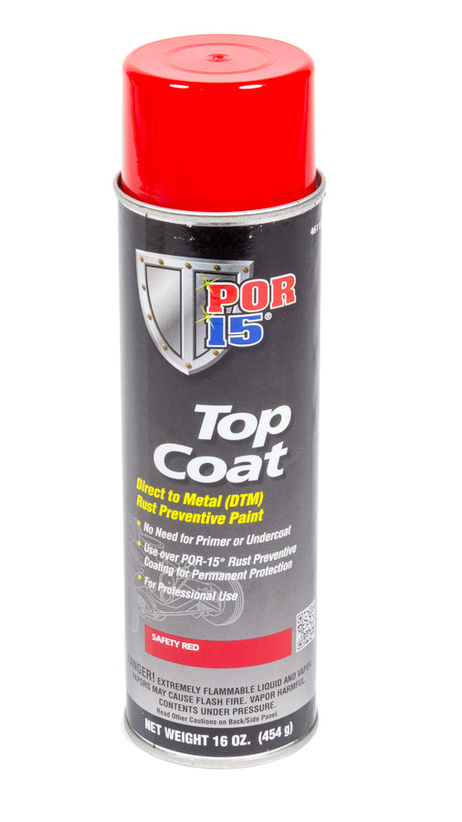 POR-15 46118 - Top Coat Safety Red 16oz Aerosol image