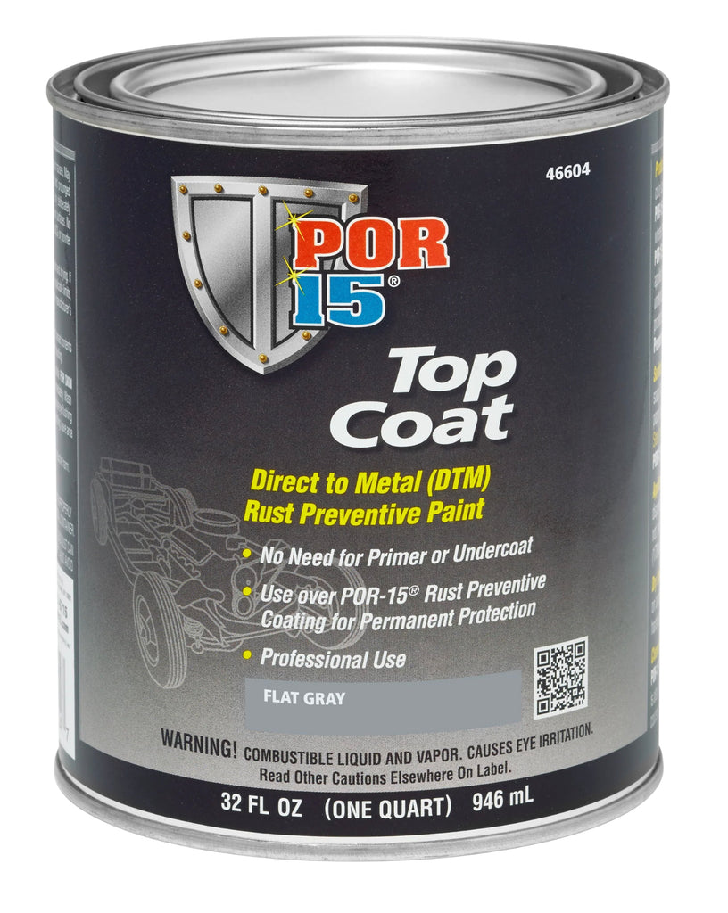 POR-15 46604 - Top Coat Primer Gray Quart image