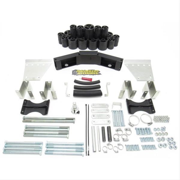 PERFORMANCE ACCESSORIES PA5643 - 14-21 Toyota Tundra 3in Body Lift Kit image