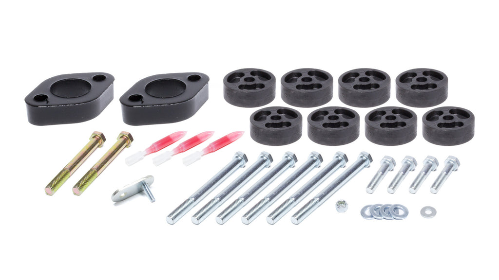 PERFORMANCE ACCESSORIES PA993 - 12-   Jeep Wrangler JK/JKU 1in Body Lift Kit image