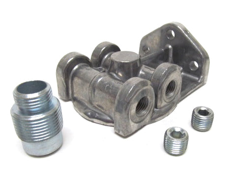 PERMA-COOL 4794 - Oil Filter Mount  1in-14 Ports: 1/4in NPT  L/R image