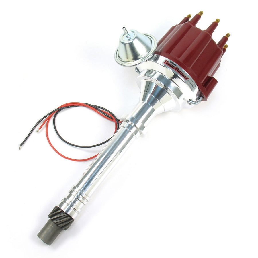 PERTRONIX IGNITION D100711 - SBC/BBC Billet Dist. w/ Red Cap & Male Tower image