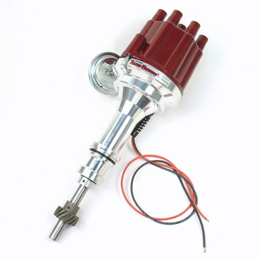 PERTRONIX IGNITION D130701 - SBF Billet Distributor w/Red Female Cap image