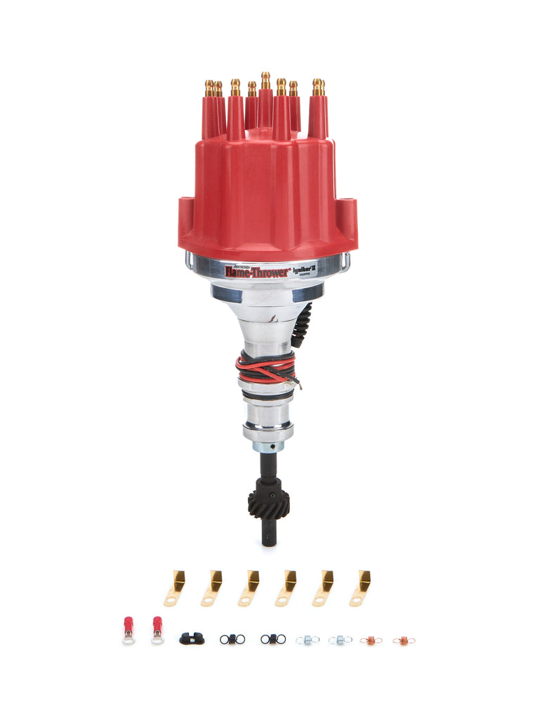 PERTRONIX IGNITION D130811 - SBF Billet Distributor w/Red Male Cap image