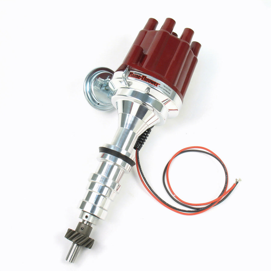 PERTRONIX IGNITION D133701 - BBF FE Billet Dist. w/Red Cap image