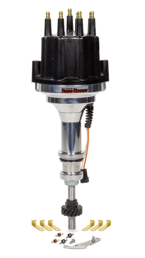 PERTRONIX IGNITION D332710 - Billet Distributor BBF 351C-460 Black Male Cap image