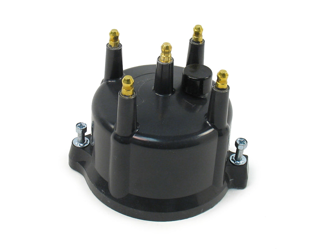 PERTRONIX IGNITION D654710 - Distributor Cap - 4-Cyl. Billet Black image