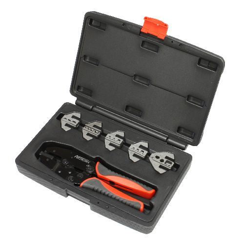 PERTRONIX IGNITION T3001 - Ratchet Crimp Tool Kit 6-Piece Quick Change Kit image