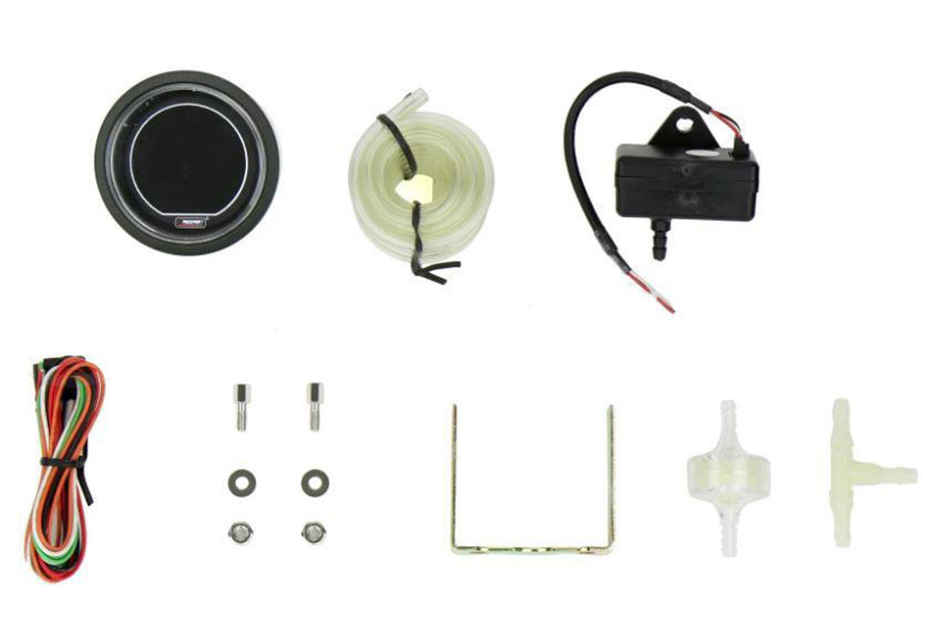 PROSPORT GAUGES 216EVOWGBO.PSI - Gauge EVO Boost w/Sender White / Green image