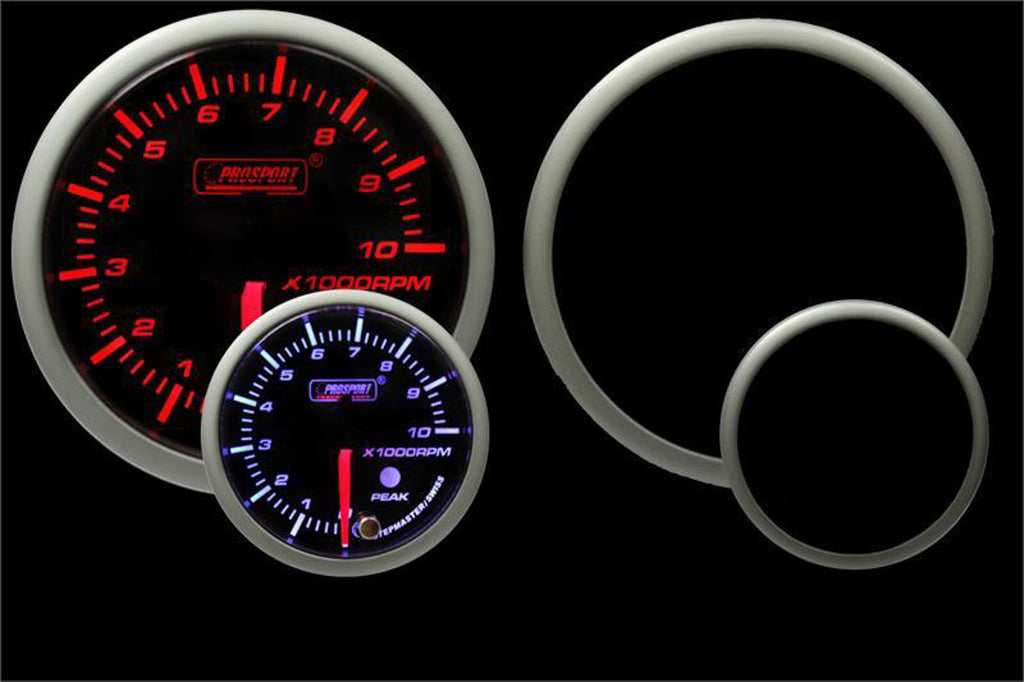 PROSPORT GAUGES 216SMTASWL270-PK - Gauge Premium Tachometer 0-10000 rpm 3-3/8in image