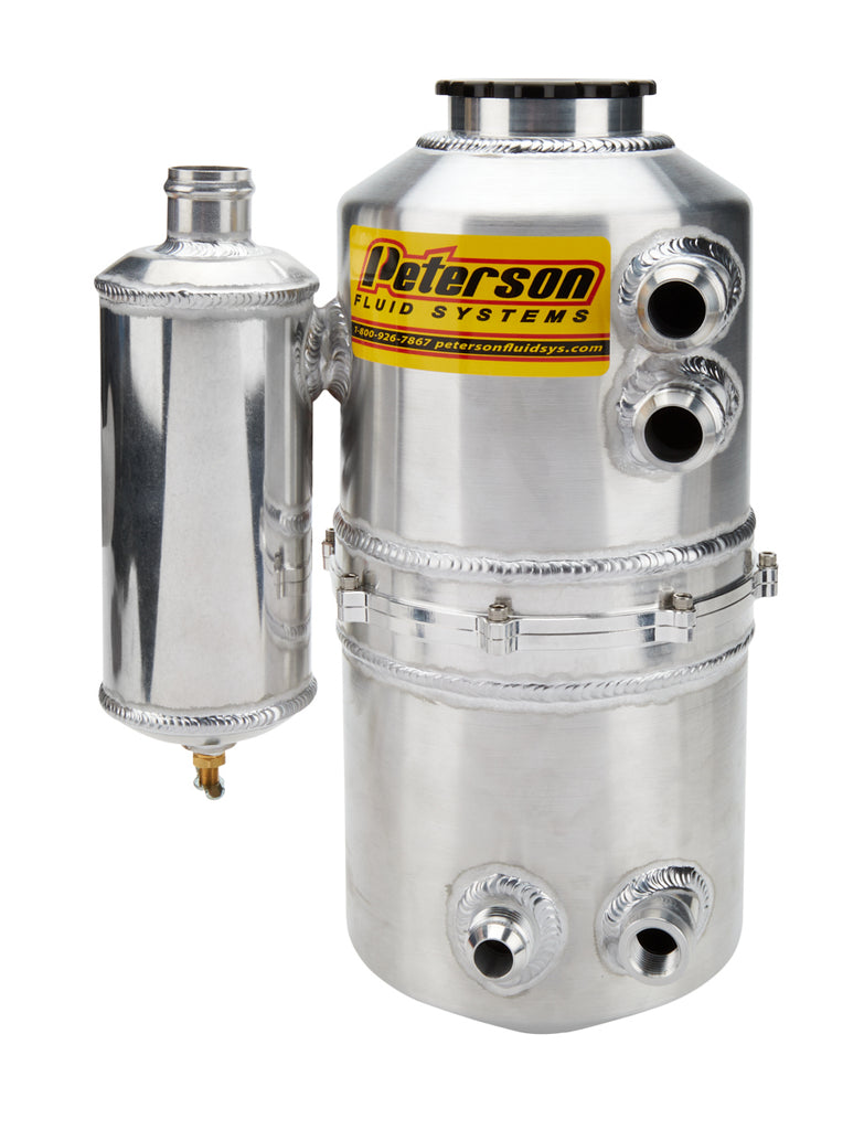PETERSON FLUID 08-0784-CC - Oil Tank 1.5gal 16an Dual Return w/ Catch Can image