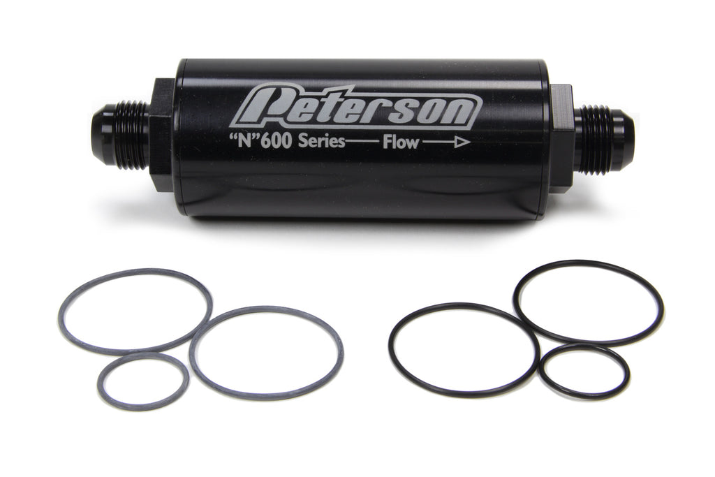 PETERSON FLUID 09-0612 - Fuel Filter -10AN 45 Mic  image