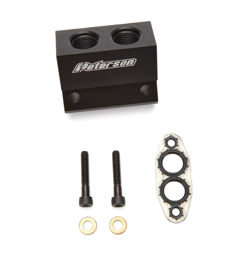 PETERSON FLUID 15-5011 - Adapter Oil Cooler GM LS7 image