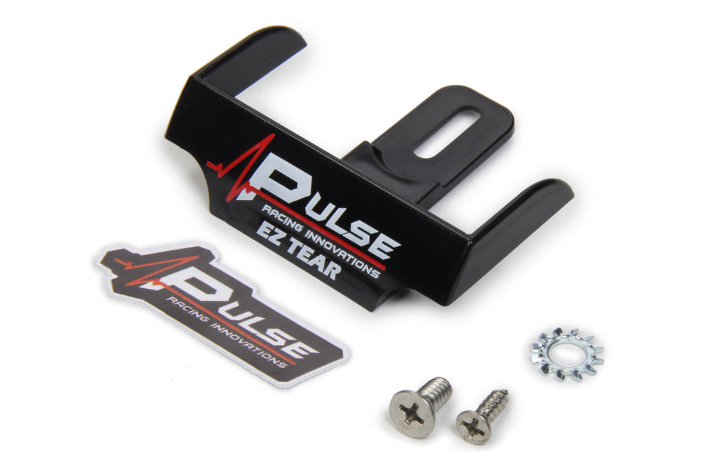 PULSE RACING INNOVATIONS EZTS101BK - EZ Tear Shield Mounted Black image