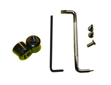 Load image into Gallery viewer, PULSE RACING INNOVATIONS LTP001BK - Tear Off Post Black Lockdown w/Tools image