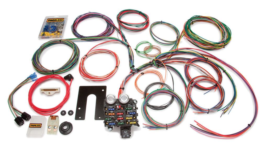 PAINLESS WIRING 10105 - Wiring Harness CJ2-5Jeep w/Thru Firewall Grommet image