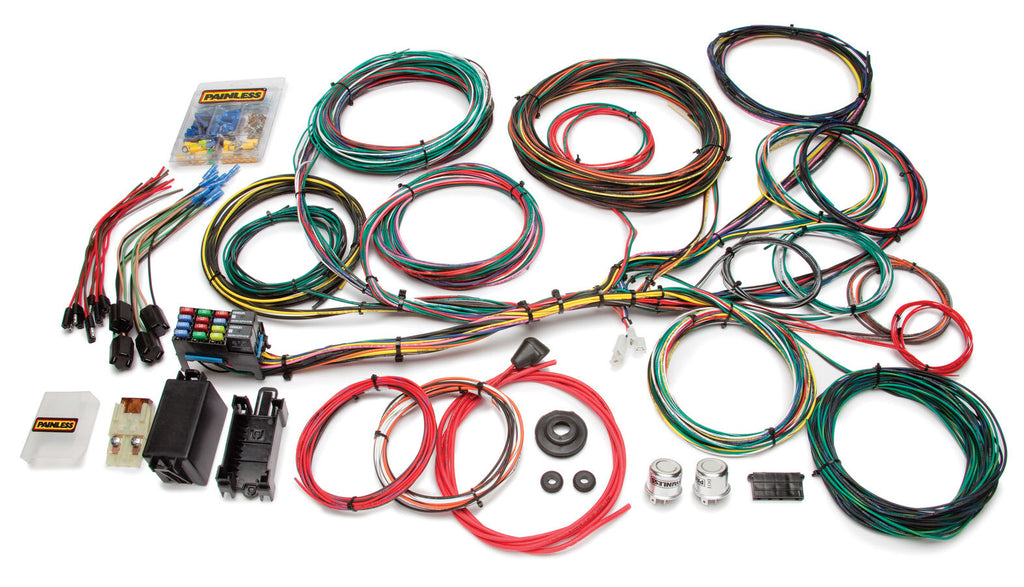 PAINLESS WIRING 10123 - 66-76 Ford Muscle Car Wiring Harness 21 Circui image