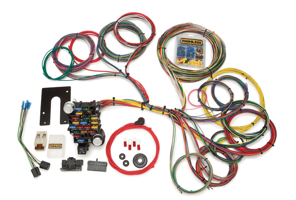 PAINLESS WIRING 10204 - 28 Circuit Harness For PU&4x4 Non-GM Keyed Stee image