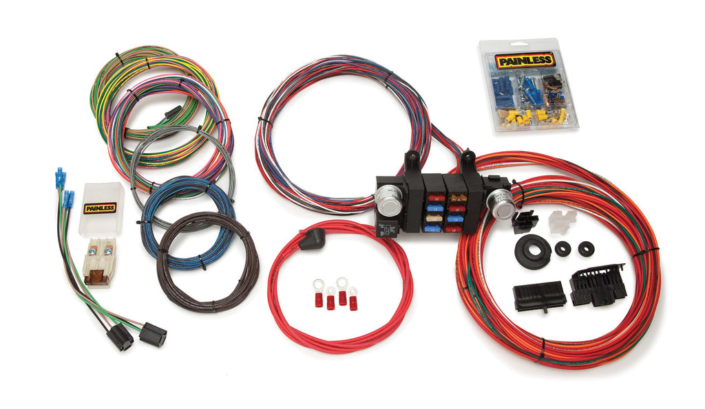 PAINLESS WIRING 10308 - 18 Circuit T-Bucket Wiring Harness image