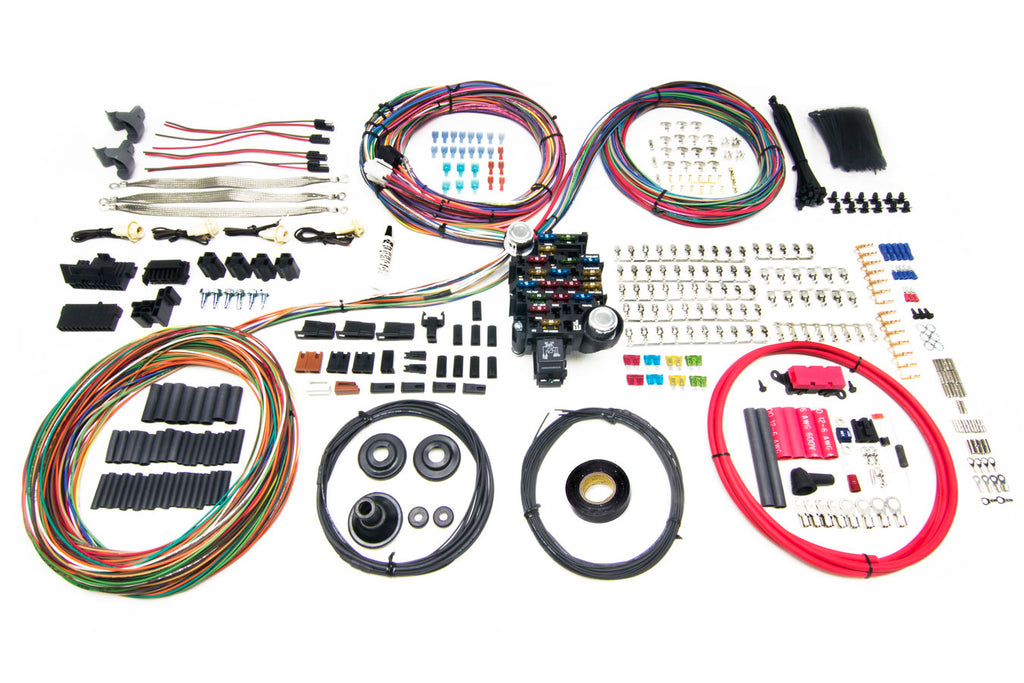 PAINLESS WIRING 10412 - 25 Circuit Harness - Pro Series Key In Dash image