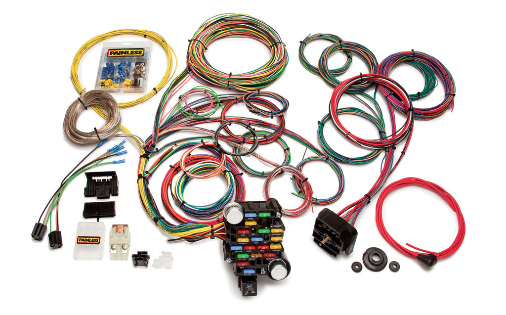 PAINLESS WIRING 20104 - 28 Circuit Muscle Car Wiring Harness image