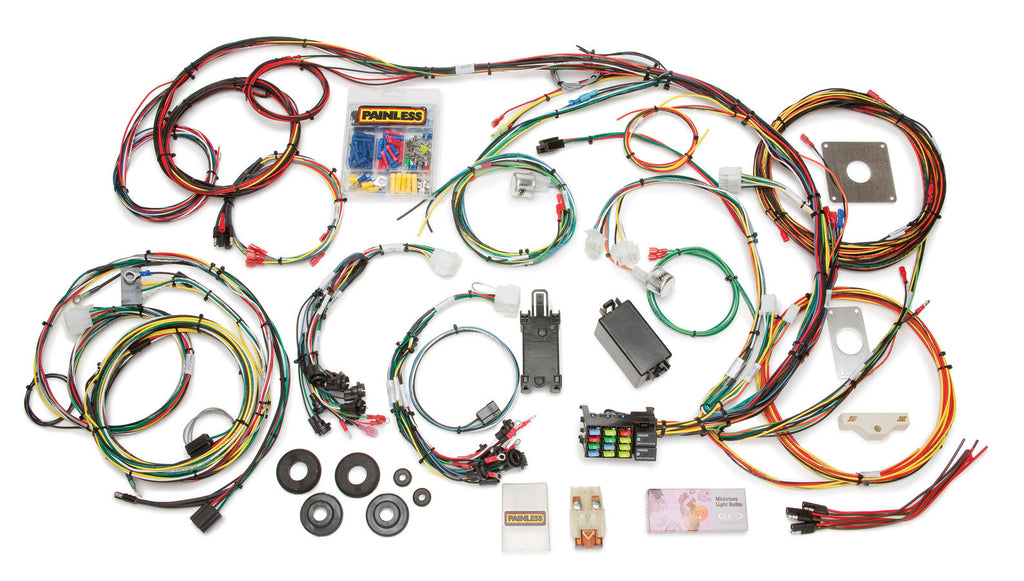 PAINLESS WIRING 20120 - 1965-66 Mustang Chassis Harness 22 Circuits image