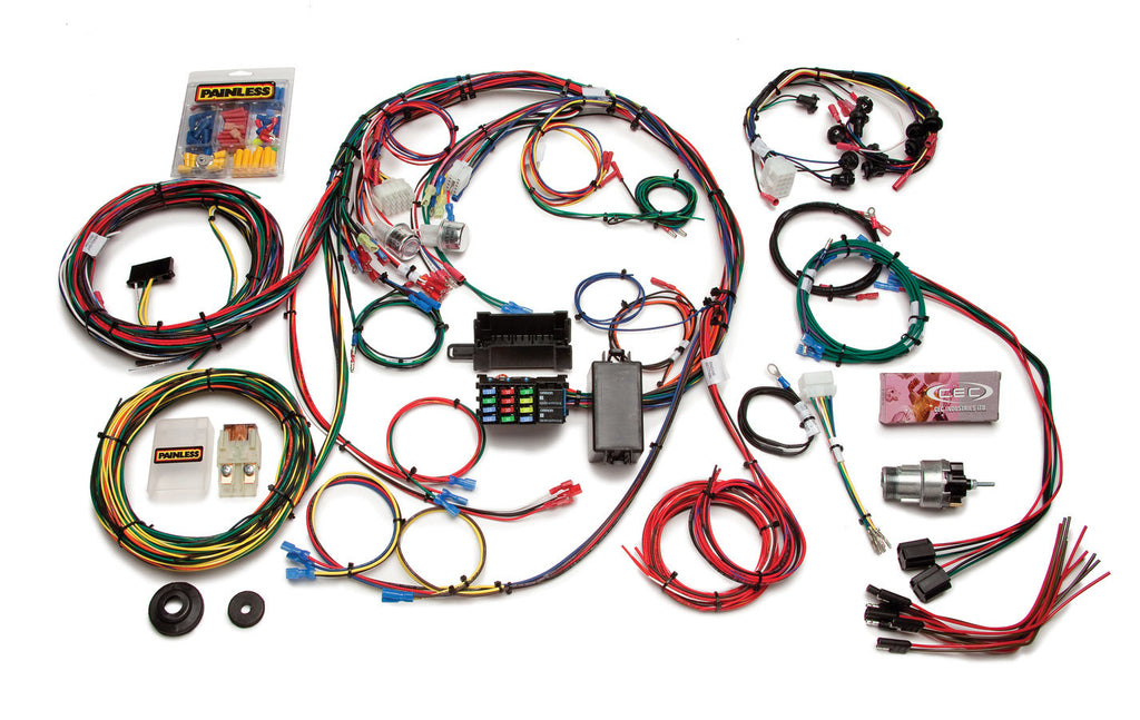 PAINLESS WIRING 20121 - 1967-68 Mustang Chassis Harness 22 Circuits image