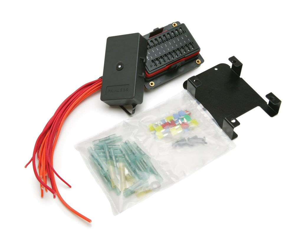 PAINLESS WIRING 30004 - 20 Circuit Waterproof Fuse Block Kit image