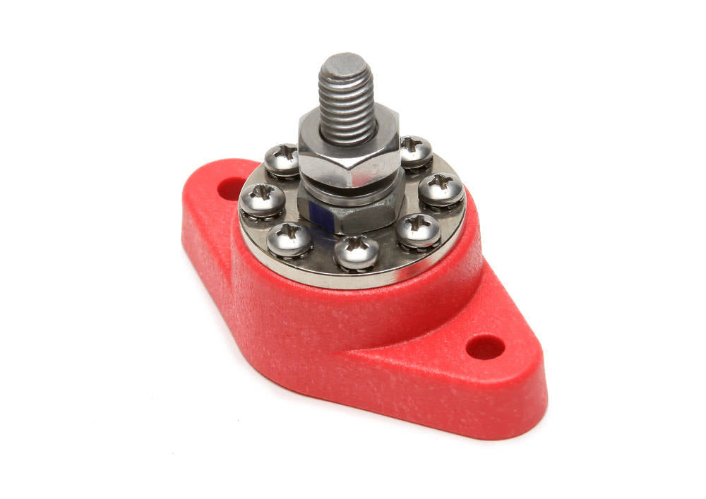 PAINLESS WIRING 80114 - 8-Point Distribution Block (Red) image