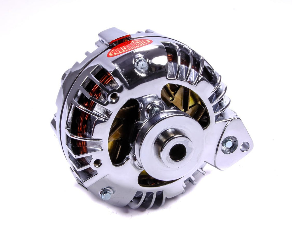 POWERMASTER 17519 - Chrome Mopar Alternator 95 Amp Single Pulley image