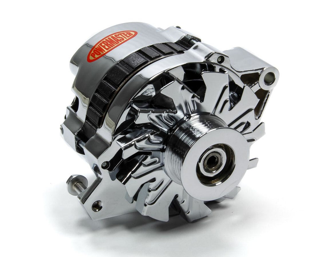 POWERMASTER 17802 - GM TPI Chrome Alternator 105 Amp image