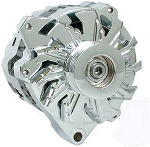 POWERMASTER 27861 - Polished GM Alternator 105 Amp W/Serpentine Pul image