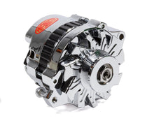 Load image into Gallery viewer, POWERMASTER 378011 - GM CS130 Alternator 140 Amp w/1v Pulley Chrome image