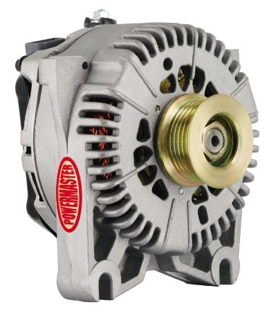 POWERMASTER 47781 - 200amp Alternator Ford 4G Style Natural Finish image