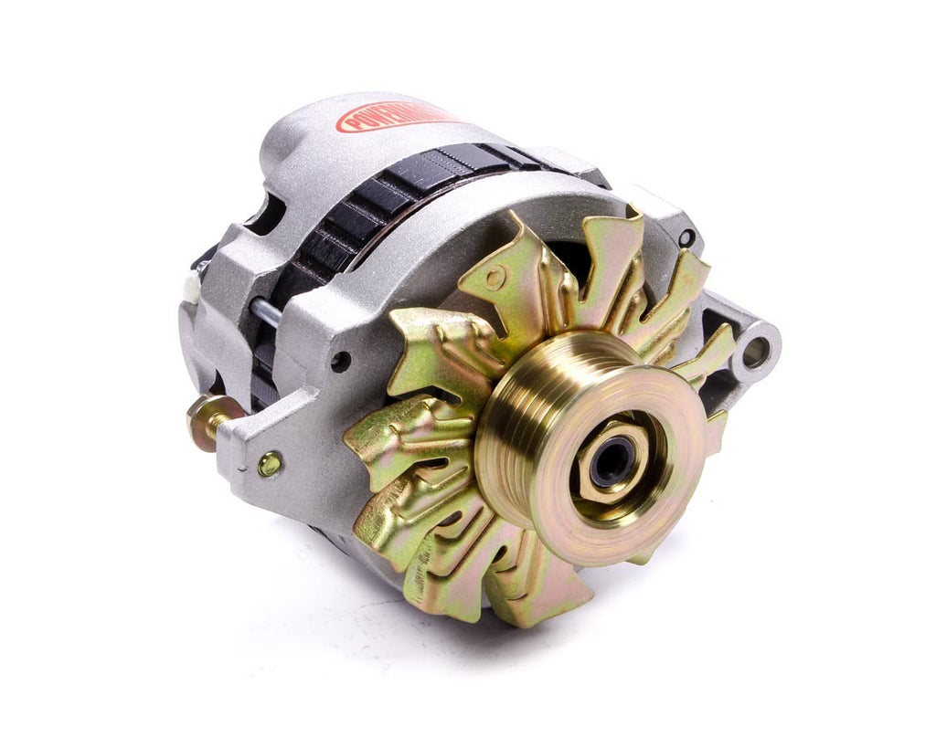 POWERMASTER 478028 - 140 Amp XS Small GM Alternator Natural Finis image