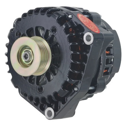 POWERMASTER 58237 - 220amp Alternator GM AD 244 Style w/Black Finish image