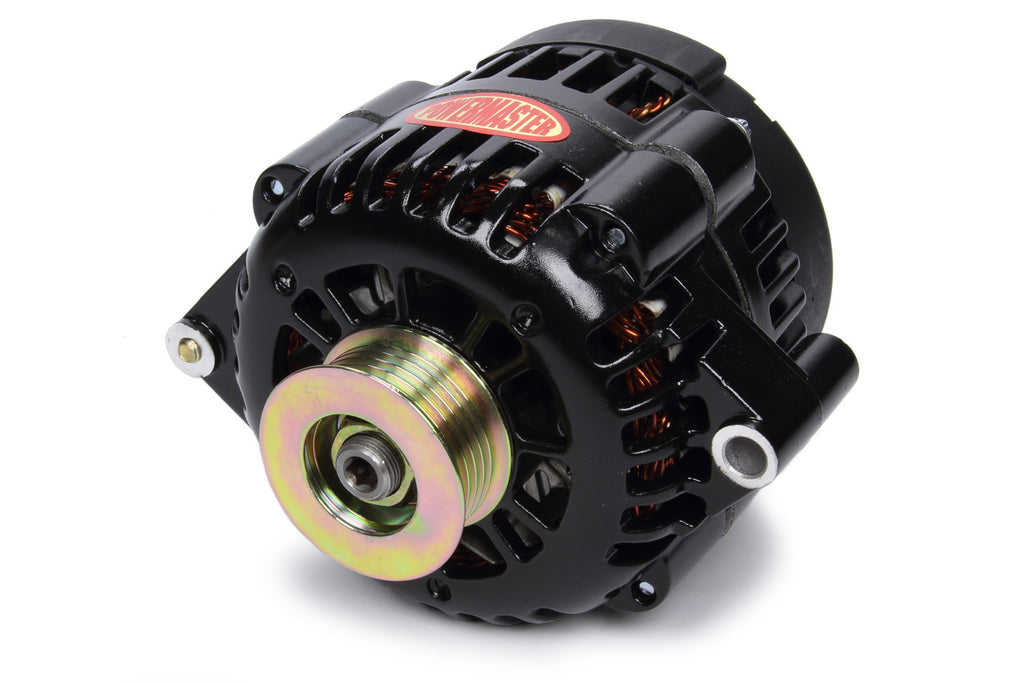 POWERMASTER 58414 - 165amp Alternator GM AD 230 Style w/Black Finish image