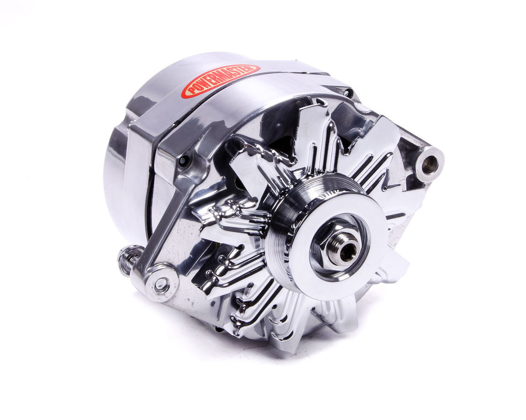 POWERMASTER 67293 - Polished Delco 150amp Alternator 1 Wire image