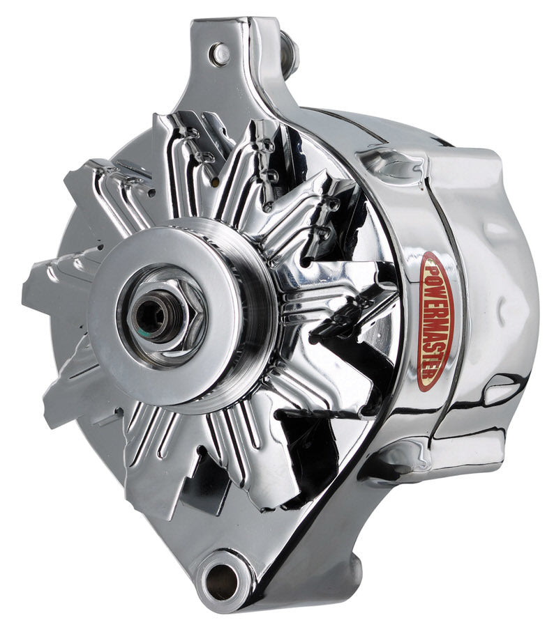 POWERMASTER 8-37141 - Ford 150 Amp Alternator Chrome Finish image