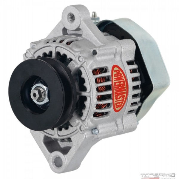 POWERMASTER 8173 - 75 amp Race Alternator Denso Style 100mm 12V image