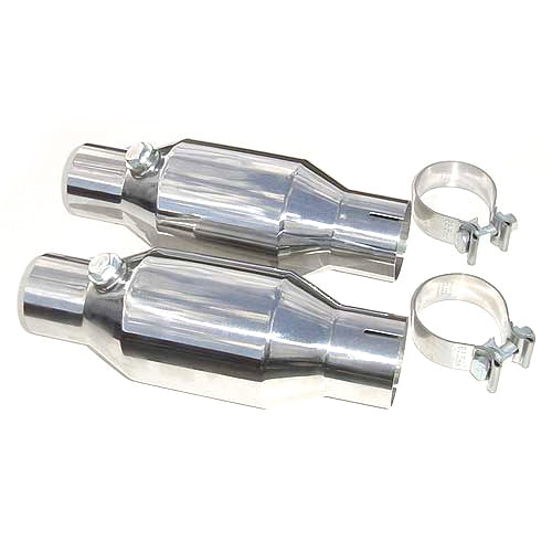 PYPES PERFORMANCE EXHAUST CVM11K - Catalytic Converter Kit Pair 2.5in Hi Flow image