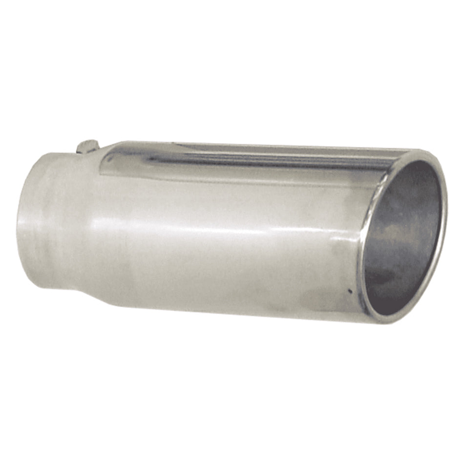 PYPES PERFORMANCE EXHAUST EVT405 - Exhaust Tip 4in x 5in 12in L Polished Bolt-on image
