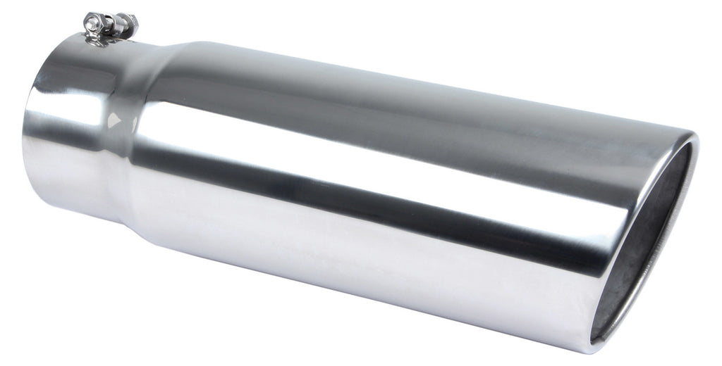 PYPES PERFORMANCE EXHAUST EVT506-18 - Exhaust Tip 5in x 6in 18in L Polished Bolt-on image