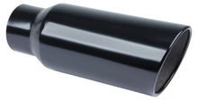 Load image into Gallery viewer, PYPES PERFORMANCE EXHAUST EVT507B - Exhaust Tip 5in x 7in 18in Rolled Blk Weld-on image