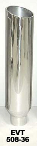 PYPES PERFORMANCE EXHAUST EVT508-36 - Exhaust Stack 5in x 8in 36in L Polished image