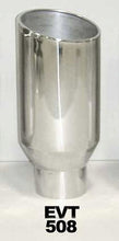 Load image into Gallery viewer, PYPES PERFORMANCE EXHAUST EVT508 - Exhaust Tip 5in x 8in x 18in Rolled Pol. Weld-on image