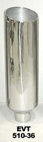 PYPES PERFORMANCE EXHAUST EVT510-36 - Exhaust Stack 5in x 10in 36in L Polished image