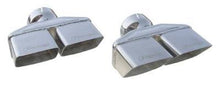 Load image into Gallery viewer, PYPES PERFORMANCE EXHAUST EVT88 - Exhaust Tips Slip Fit 3in Dual Rectangle Slant image